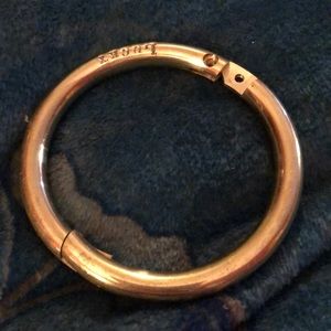 Brass lucky bracelet with screws. New. Never worn